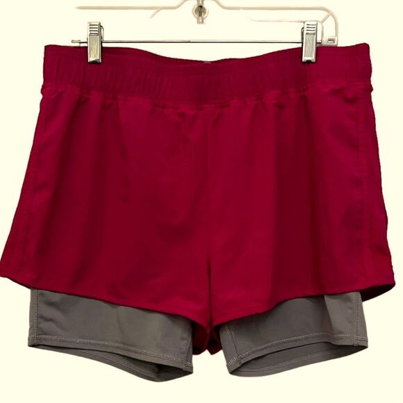 JOCKEY SHORTS, Running Shorts, Pink/Gray Size L - Picture 1 of 5